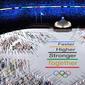 Delegasi atlet mengambil bagian dalam upacara pembukaan Olimpiade Tokyo 2020, di Stadion Olimpiade, di Tokyo, pada 23 Juli 2021. François-Xavier MARIT/AFP