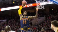 LeBron James Terkena Lemparan Bola di Wajah, Cavs Malah Menang