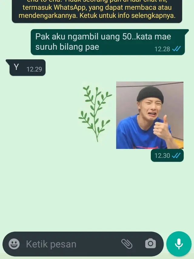7 Chat Kocak Anak dengan Bapak Bak Teman Dekat Ini Nyeleneh