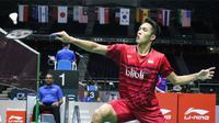 Tunggal putra Indonesia, Jonatan Christie, bertekad mendongkrak peringkatnya yang belakangan terus turun. (PBSI)