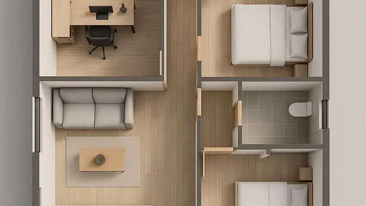5 Model Rumah Sederhana 9x6 Meter dengan Denah Tata Ruang Minimalis yang Tren di 2025