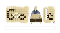 Google Rayakan Ultah Honinbo Shusaku Melalui Doodle
