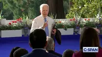 Presiden AS Joe Biden emosi ketika ditanya tentang Vladimir Putin. Dok: C-SPAN