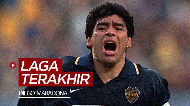 VIDEO: Melihat Aksi Legenda Timnas Argentina dan Napoli, Diego Maradona di Laga Terakhirnya