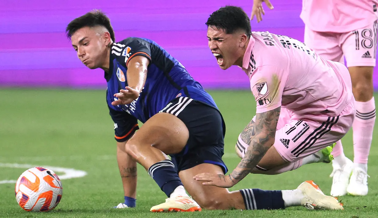 Pelatih Gerardo Martino memainkan Lionel Messi sejak menit awal. (ANDY LYONS / GETTY IMAGES NORTH AMERICA / Getty Images via AFP)