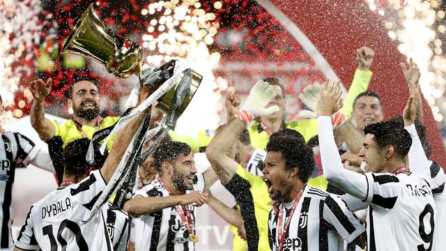Sukacita Pemain Juventus Juarai Coppa Italia
