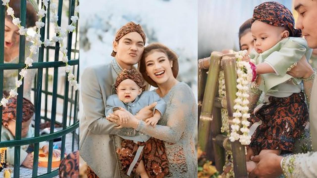 10 Foto Tedak Siten Garuda Anak Tri Suaka dan Nabila Maharani, Sangat Menggemaskan dengan Blangkon yang Dipakai