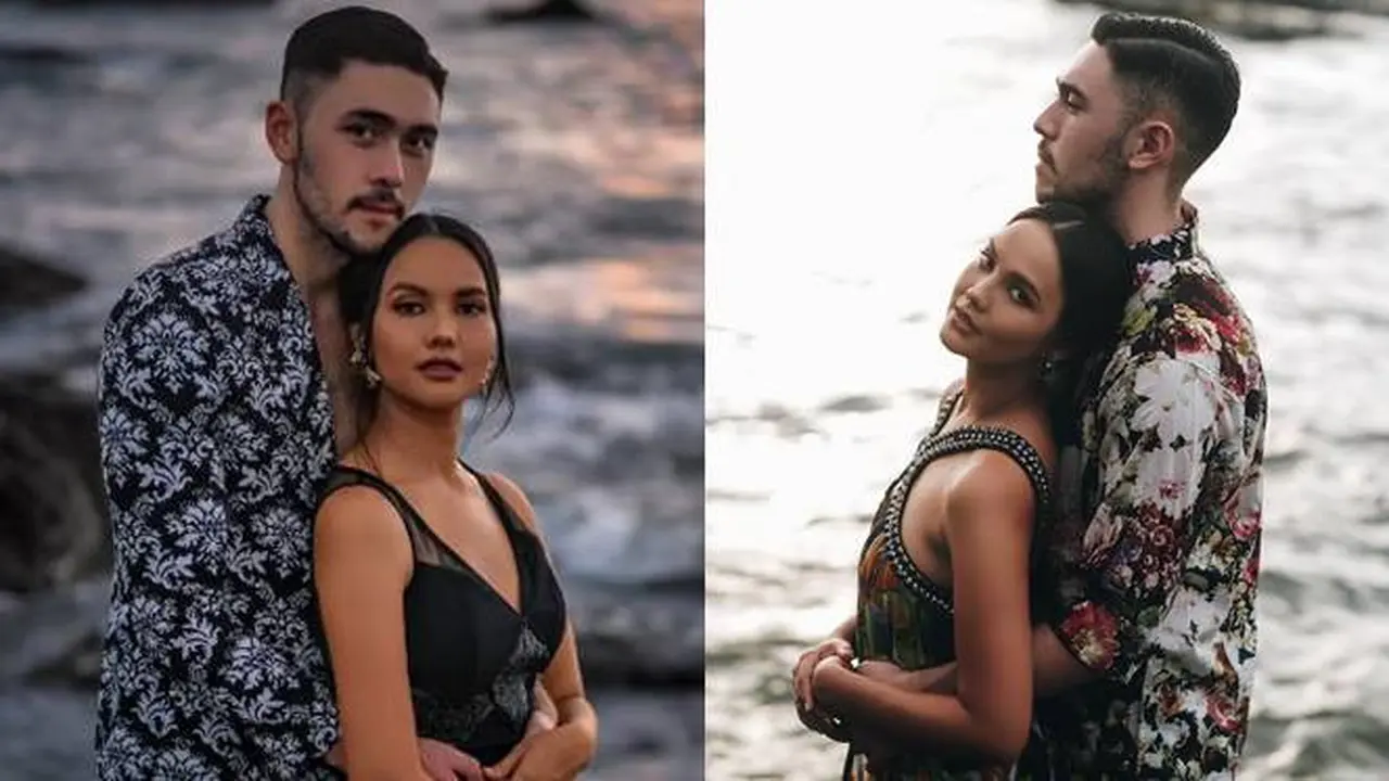 7 Prewedding Valerie Krasnadewi dan Kekasih di Pinggir Pantai Ini Curi Perhatian
