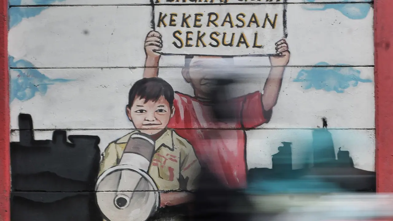 Mural Tolak Pelecehan Seksual dan Kekerasan Terhadap Perempuan