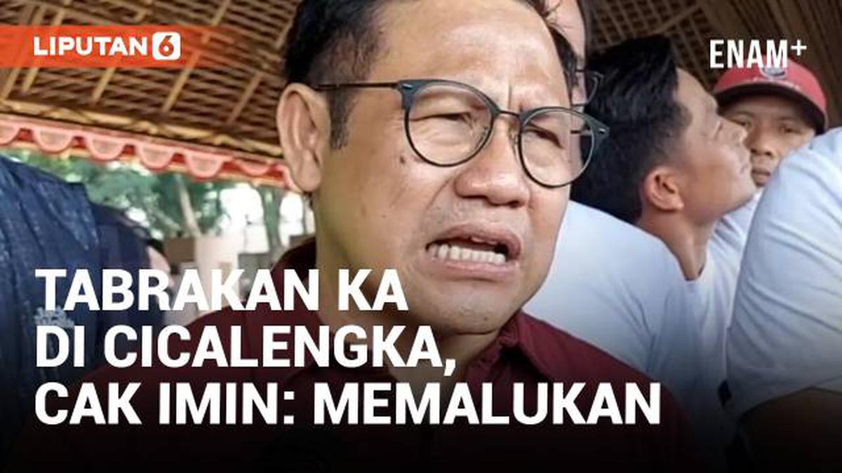 VIDEO: Cak Imin Sebut Tabrakan KA Turangga dan KA Bandung Raya “Memalukan”