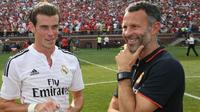 Gareth Bale dan Ryan Giggs.
