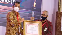 RSD Wisma Atlet mendapat penghargaan Inovasi Pelayanan Publik Penanganan Covid-19 (Foto: Istimewa)