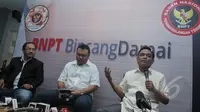 Suasana diskusi 'BNPT Bincang Damai' di kawasan Taman Ismail Marzuki, Jakarta, Kamis (19/3/2015). Dalam diskusi disebutkan paham radikalisme seperti kanker ganas yang berada di tubuh manusia. (Liputan6.com/Johan Tallo)