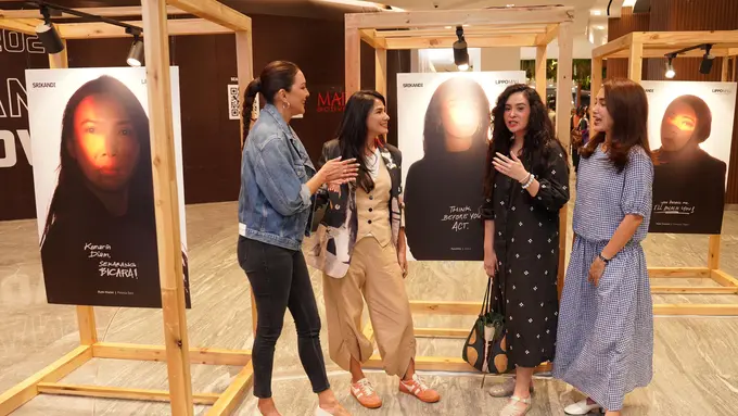 Nova Eliza, Ayushita, Donna Agnesia, dan Ussy Sulistiawaty Ajak Perempuan Indonesia Berani Bersuara Lawan Pelecehan