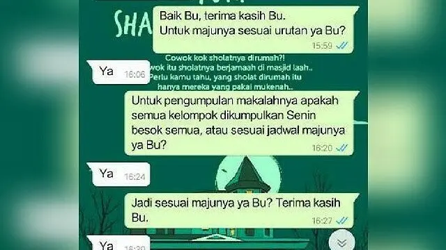 6 Balasan Chat Dosen Cuek Ini Bikin Mahasiswa Elus Dada