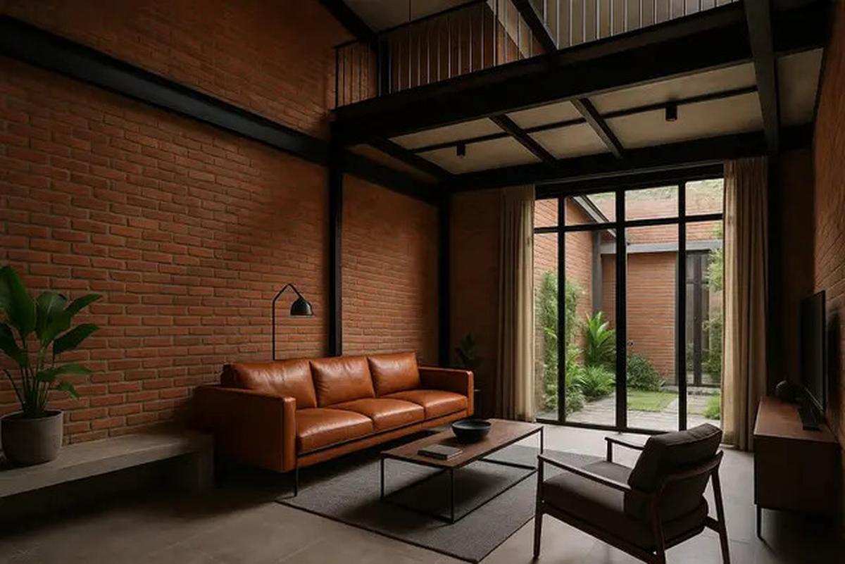 7 Rumah Bata Ekspos Industrial-Lux, Bisa Jadi Referensi Hunian Idaman