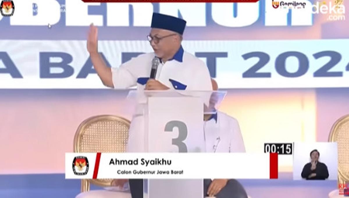 Cawagub Ronald Sampai Berdiri & Demul Mendekat Colek Syaikhu di Debat