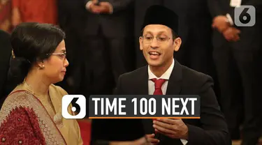 Mendikbud Nadiem Makarim masuk dalam daftar TIME 100 Next.