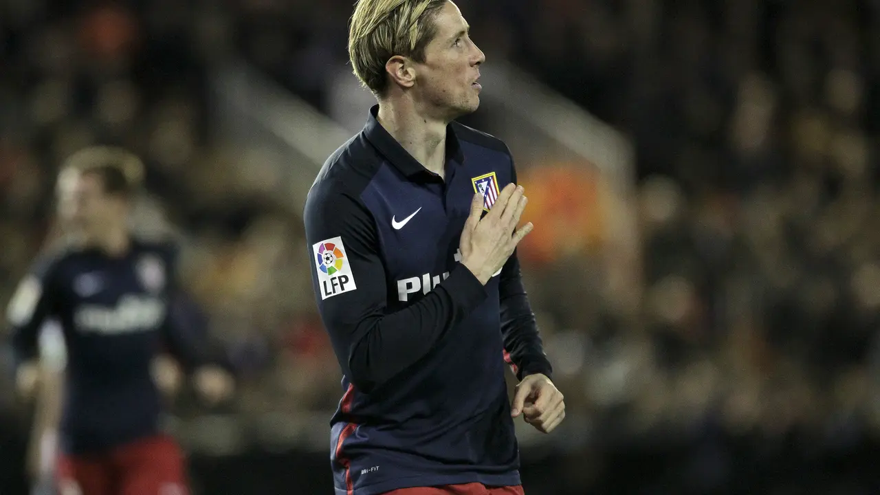 Striker Atletico Madrid Fernando Torres