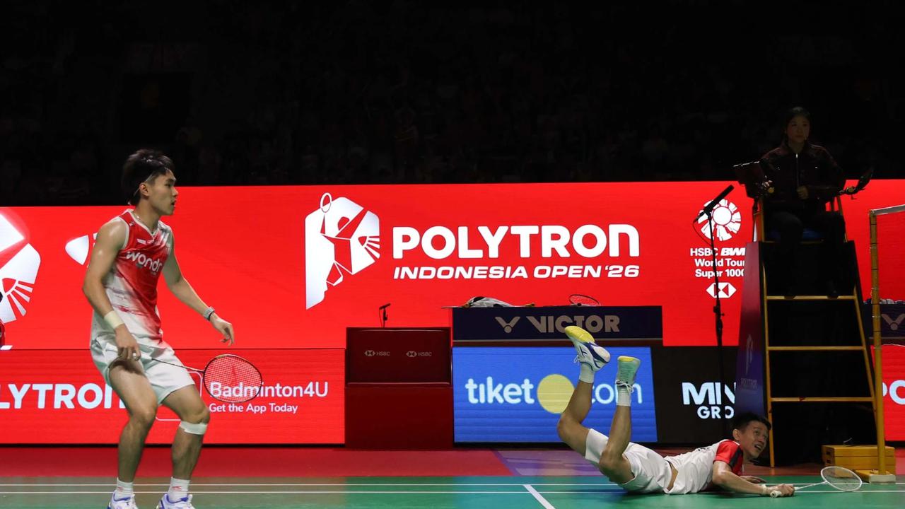 FOTO: Ganda Putra Indonesia Gagal Akhiri Puasa Gelar di Indonesia Open