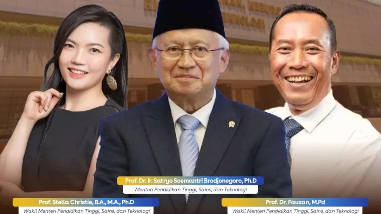 Tiga nakhoda Kementerian Dikti Saintek