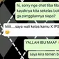 6 Chat Murid ke Ibu Guru Dikira Teman Sekelas Ini Bikin Tepuk Jidat (sumber: Twitter/sosmedkeras)