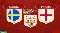 Piala Dunia 2018 Swedia Vs Inggris (Bola.com/Adreanus Titus)