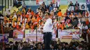 Anies menekankan pentingnya caleg-caleg partai pengusung dapat terpilih. Dia menyebut keberhasilan ini akan mempermudah langkah dalam pengambilan kebijakan. (Liputan6.com/Faizal Fanani)