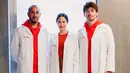Bersama Lewis Hamilton dan Charles Leclerc, Pevita Pearce menjelma jadi peneliti minyak [@pevpearce]