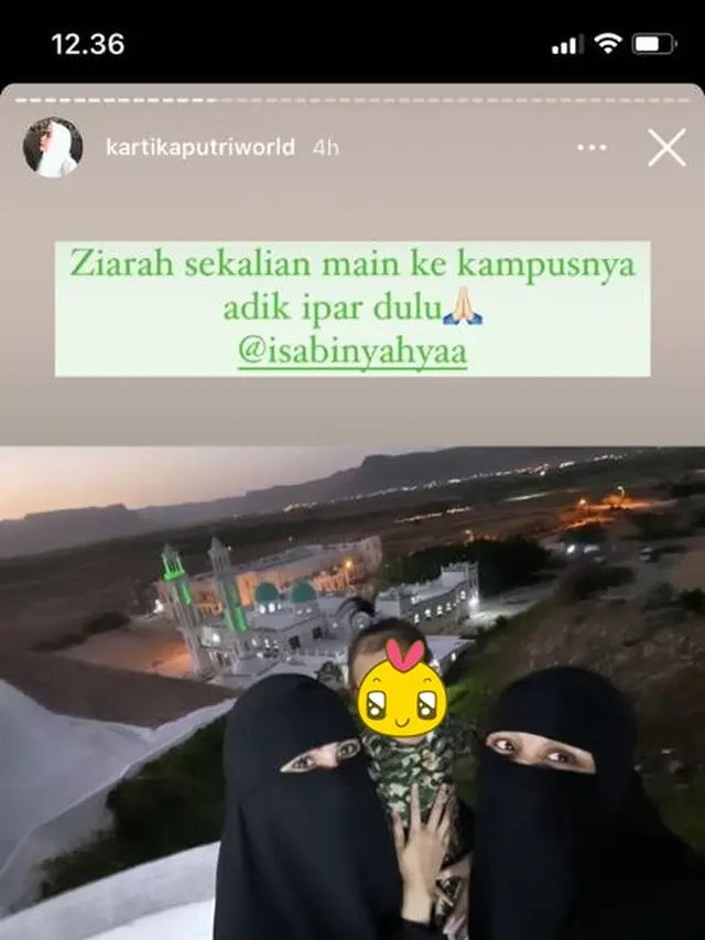 6 Potret Kartika Putri Pakai Cadar, Tuai Pujian