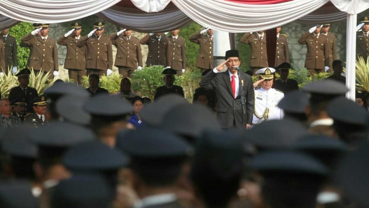 Jokowi hadiri HUT Bhakti Adhyaksa di Kejagung