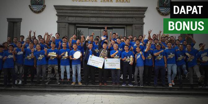 VIDEO: Skuat Persib Junior Dapat Bonus dari Gubernur Jabar Ridwan Kamil