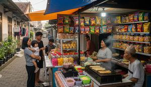 Ide Jualan ‘Receh’ tapi Banyak Dicari dan Cepat Laris di Dalam Gang dengan Produk Camilan dan Makanan Ringan/ Ilustrasi AI