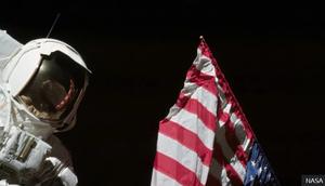 Harrison Schmitt adalah ilmuwan pertama yang mengunjungi Bulan (Apollo 17) (Dok. NASA via BBC)