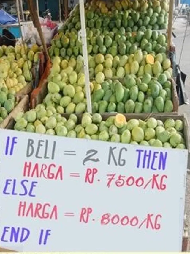 6 Cara Promosi Penjual Mangga Ini Nyeleneh Banget