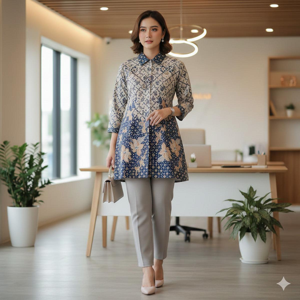 7 Model Atasan Batik Berkerah untuk Wanita Karier, Beri Kesan Elegan di 2026