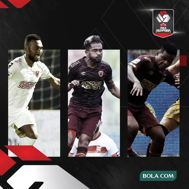 Patrich Wanggai, Zulham Zamrun dan Ronaldo Wanma