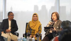 Diskusi publik bertajuk &ldquo;Equitable and Access to Space and Satellite&rdquo; di Kampus Universitas Paramadina