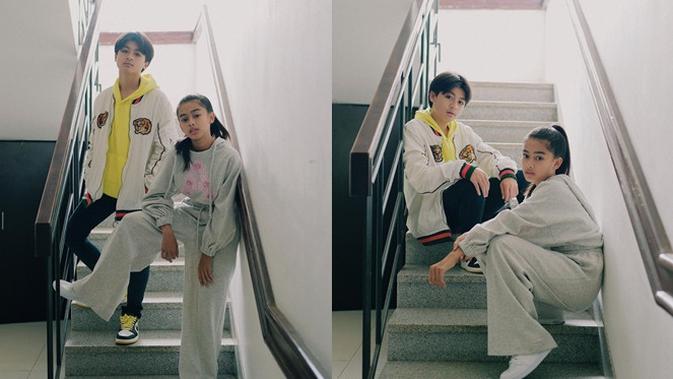 6 Gaya Pemotretan Aqeela Calista dan Rassya Hidayah, Tampil Serasi - Hot Liputan6.com