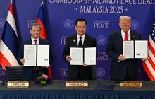 FOTO: Gencatan Senjata Thailand–Kamboja Disepakati di KTT ASEAN, Anwar dan Trump Jadi Mediator
