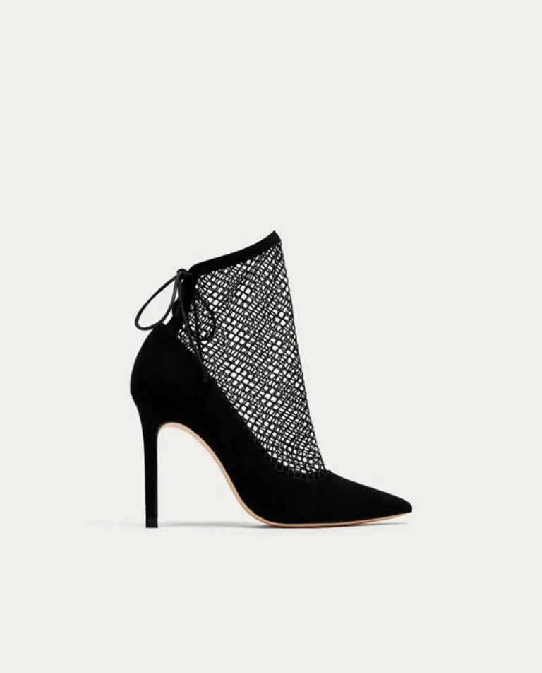 HIGH HEEL SHOES WITH MESH, Rp 899.900. Zara