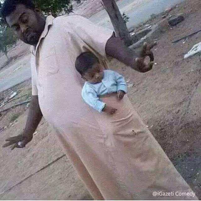 10 Potret Lucu Bapak Rumah Tangga saat Jaga Anaknya yang Masih Kecil Ini Kocak