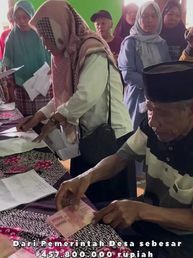 Desa Wunut Klaten Bagikan THR ke Warga dengan Total Rp457,8 Juta dari Hasil Bumdes