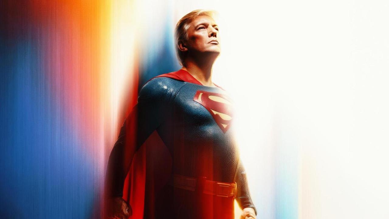 Gedung Putih Posting Gambar Donald Trump Berkostum Superman, Publik Geger