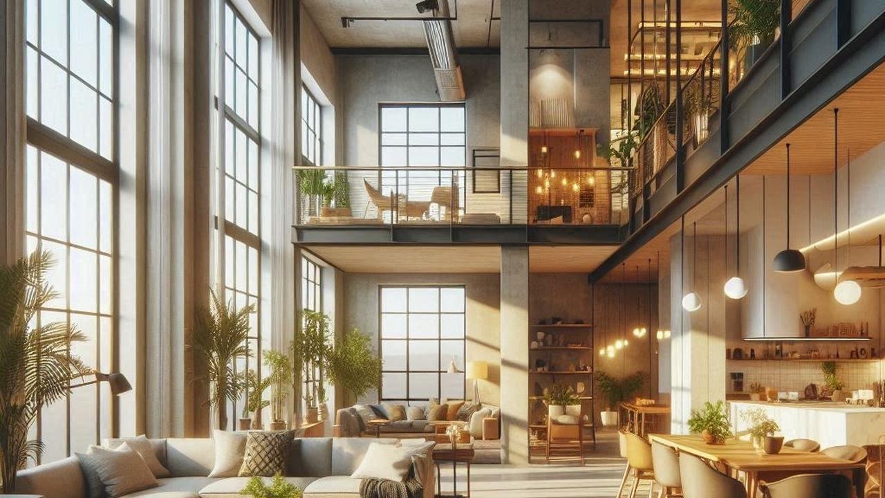Desain Rumah Minimalis Loft