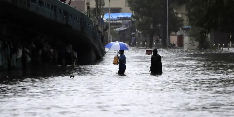 Hujan Lebat, Mumbai Dikepung Banjir