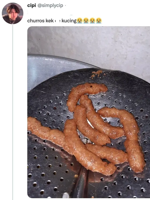 6 Potret Churros Gosong Ini Auto Gagal Dijadikan Sajian Lebaran