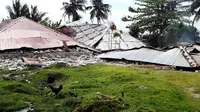 Kerusakan infrastruktur akibat gempa Ambon yang terjadi Kamis (26/9/2019) menyasar perumahan, fasilitas pendidikan, tempat peribadatan, perkantoran, dan fasilitas umum. (Dok Badan Nasional Penanggulangan Bencana/BNPB)