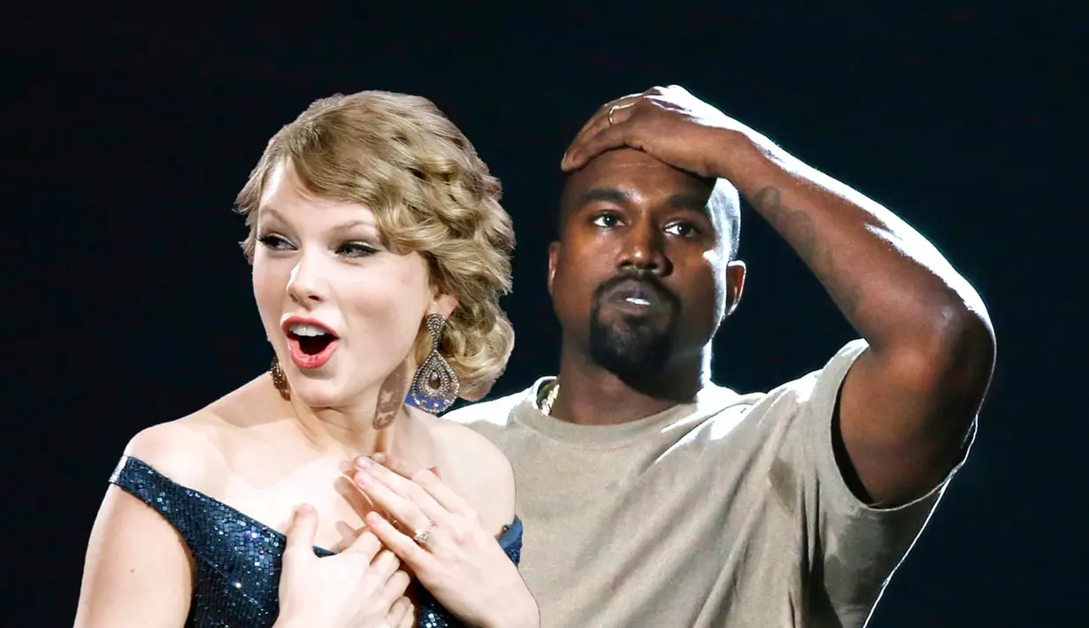 Seperti yang diketahui, drama Taylor Swift dan Kanye West meradang berkat lagu Famous yang dibawakan oleh suami Kim Kardashian tersebut. (TheDailyBeast)