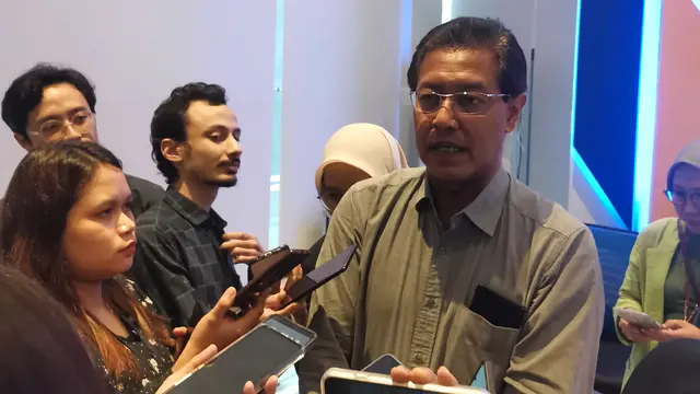 Direktur Peraturan Perpajakan I Direktorat Jenderal Pajak Kementerian Keuangan Hestu Yoga Saksama menjelaskan mengenai PMK Nomor 66 Tahun 2023 tentang Pajak Natura. Aturan ini mengatur juga soal endorsement. (Sulaeman/Merdeka.com)